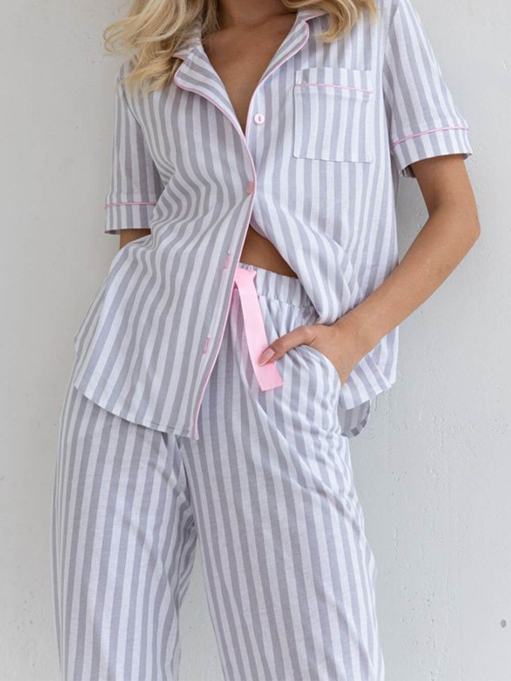 Elowyn - Comfortabele Gestreepte Loungewear Set voor Vrouwen