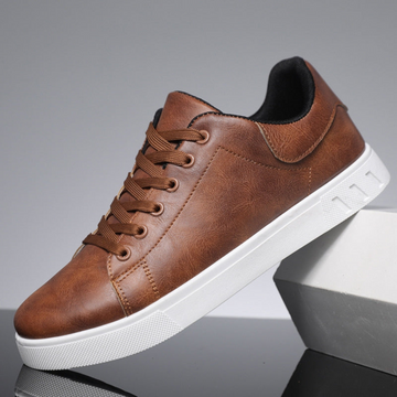 Chester - Stijlvolle Leren Herfst Sneakers voor Mannen