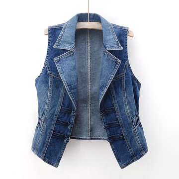 Sophie - Stoere Denim Vest voor Dames