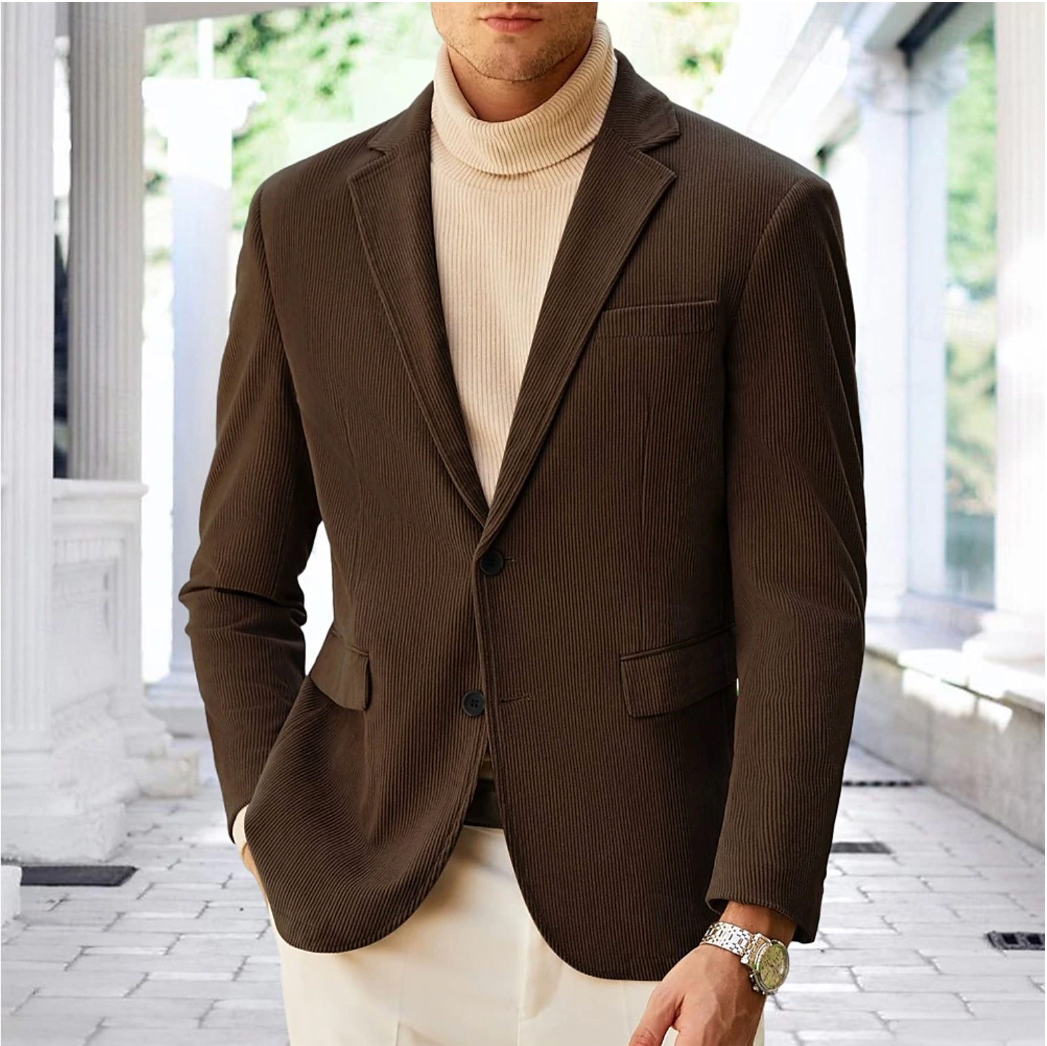 Dylan - Stijlvolle Herfst Klassieke Corduroy Blazer voor Mannen