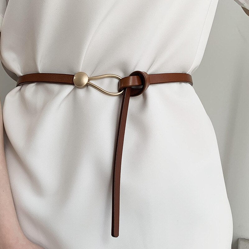 Mae - Luxe Leren Riem voor Vrouwen