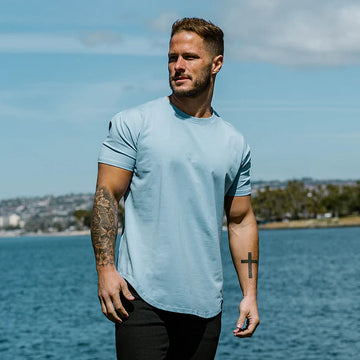 Liam - Comfortabel Slim Fit T-shirt voor Mannen